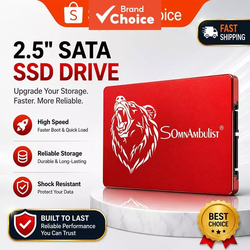 Unidade de estado sólido embutida SATA III 120 GB-256 GB SSD de 2,5 polegadas para notebooks e desktops, para aceleração