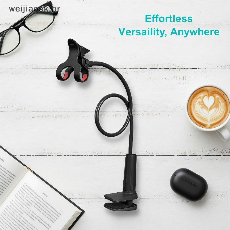 wei 360 ° Ajustável Flexível Preguiçoso Suporte Do Telefone Móvel Universal Braçadeira De Montagem Para Cama Desktop Se 
