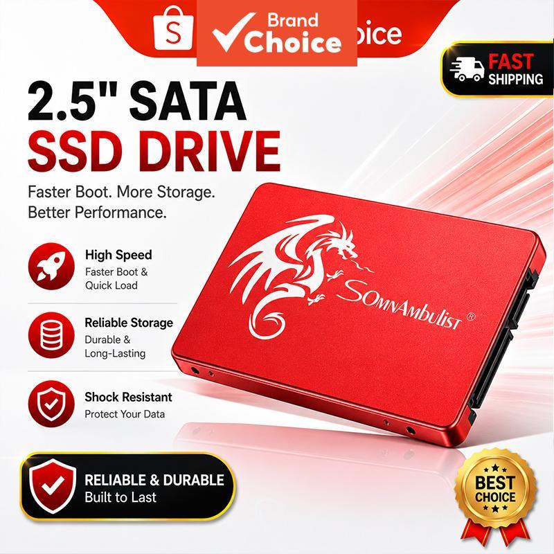 SSD SATA III 2.5 de alta velocidade, 120GB/128GB/240GB/256GB, para notebook ou desktop, expansão de armazenamento