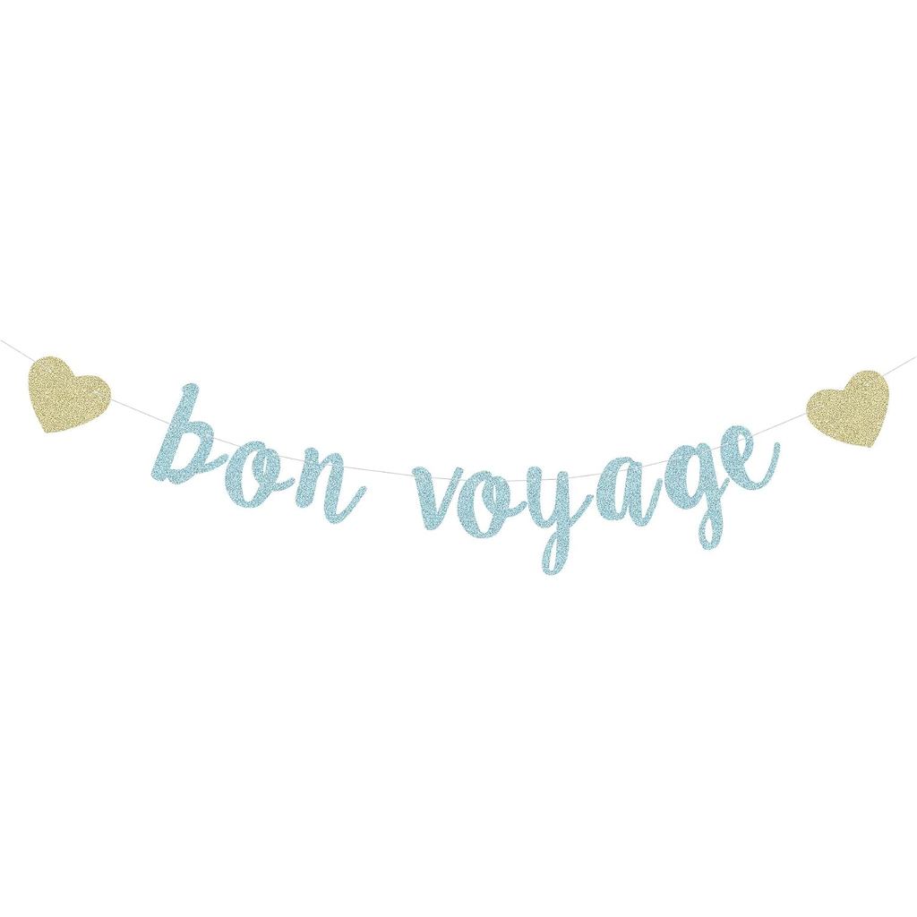 Faixa de Boa Viagem para Decorações de Festas com Tema de Viagem, Mudança, Formatura e Aposentadoria