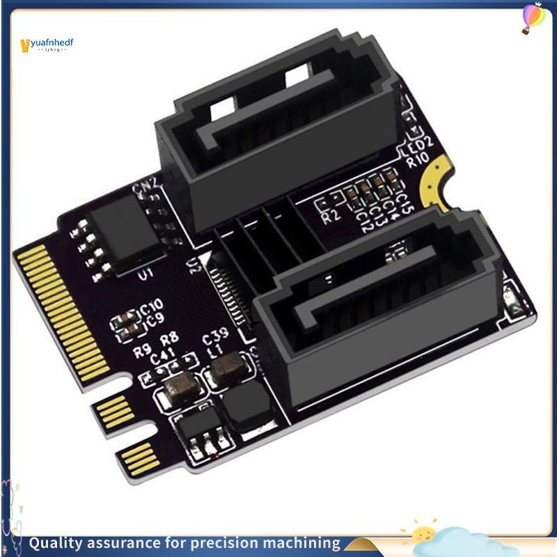 M . 2 Uma Chave + E Para SATA 3 Adaptador Jm582placa De Revisão Chips 2 Portas III Cartão Acessórios Computadores