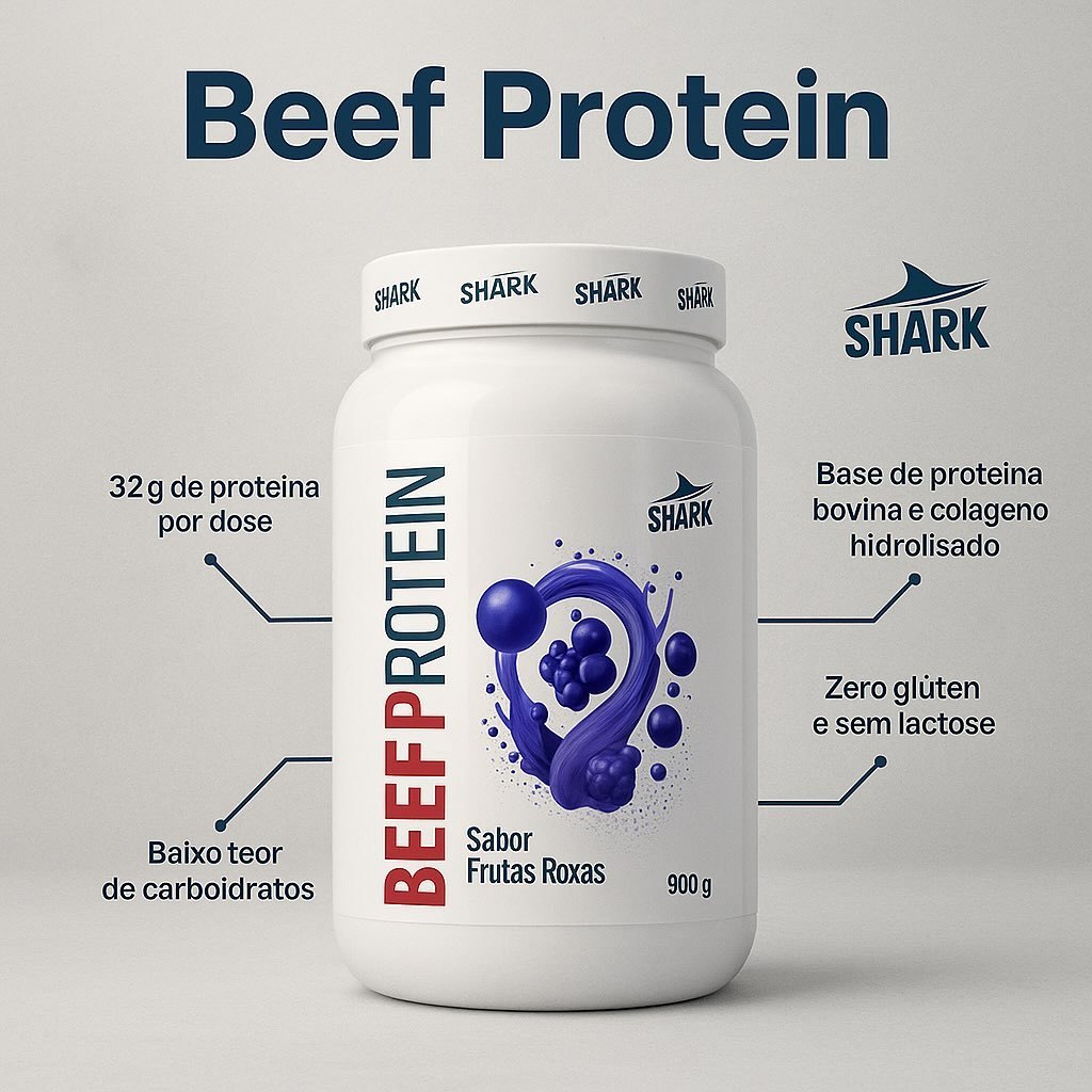 Whey Beef Protein Zero Lactose Shark Pro