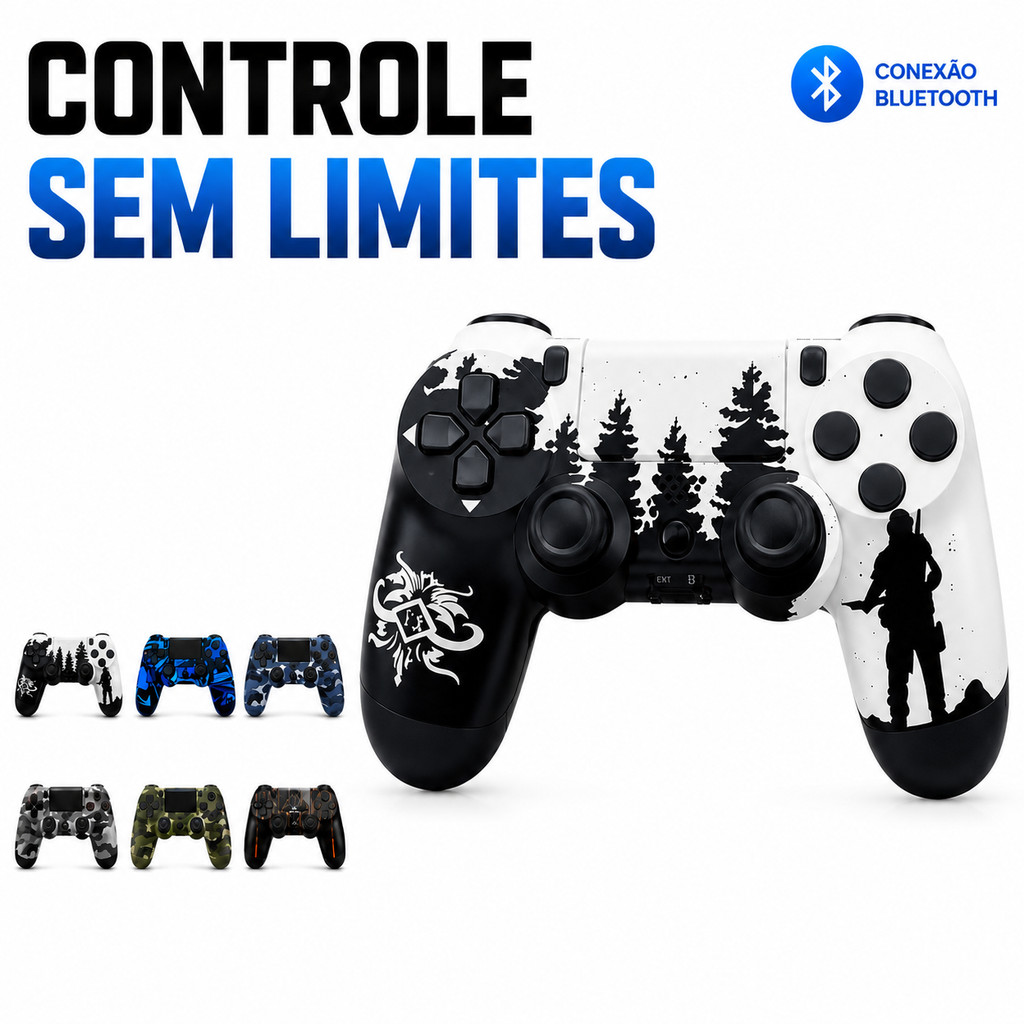 PC gamepad joystick with Oled/lite switch Wireless Ps4 control for gamers