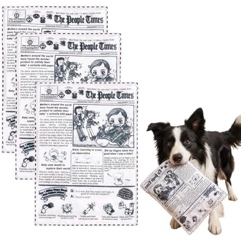 Brinquedo Para Cães De Jornal , Interativo Estridente , Brinquedos Animais De Estimação Duráveis , Laváveis E Resistente