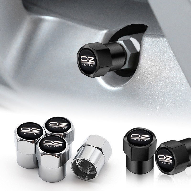 Tampas de Válvula para Pneus de Carros de Corrida, 4 Unidades, Tampas de Haste de Ar, Cobertura para Automóveis, Motocic