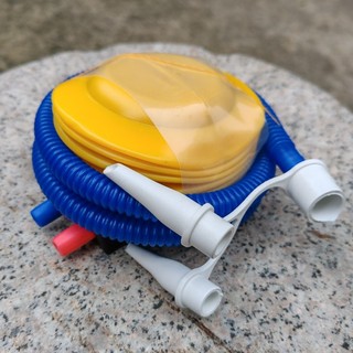 Anel de natação inflável pequeno pé bomba brinquedo balão doméstico grande bomba pé bomba ar coluna ar