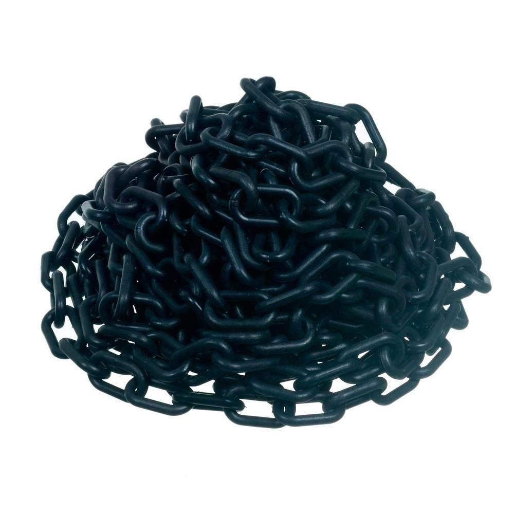 Corrente plástica de 6 mm pacote com 10 metros preto DM