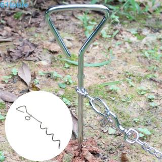 Âncora De Solo Para Cães TOBIE , 360 ° Estaca Giratória À Prova De Ferrugem , De Corda Reforçada Anti-Fuga Resistente