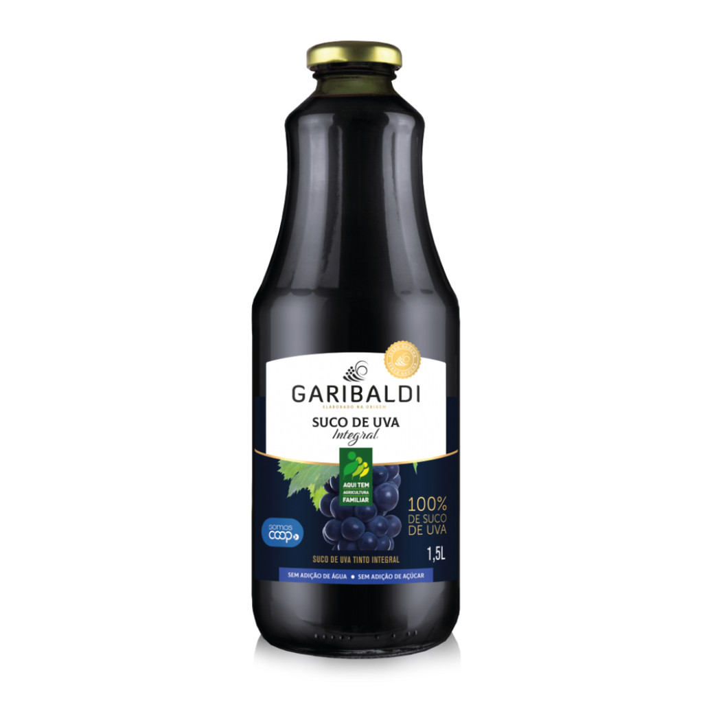 Suco de uva tinto integral garibaldi 1,5L
