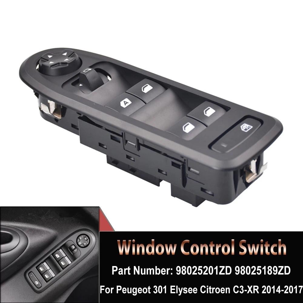 98025189ZD Interruptor De Janela Elétrica Mestre Frontal Para Peugeot 301 Elysee Citroen C3-XR 2014 2015 2016 2017 98025
