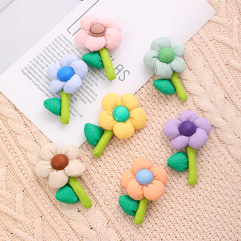 Acessórios de flores coloridas Macaron acessórios tecido tulipa bonito broche saco pingente acessórios de roupas feminin