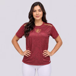 Camisa Fluminense Soltar Feminina Bordô