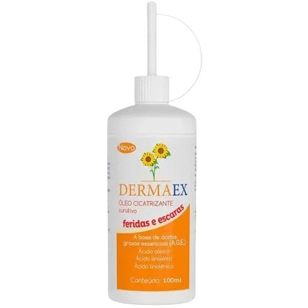 Óleo De Girassol Dermaex 100ml Óleo Cicatrizante