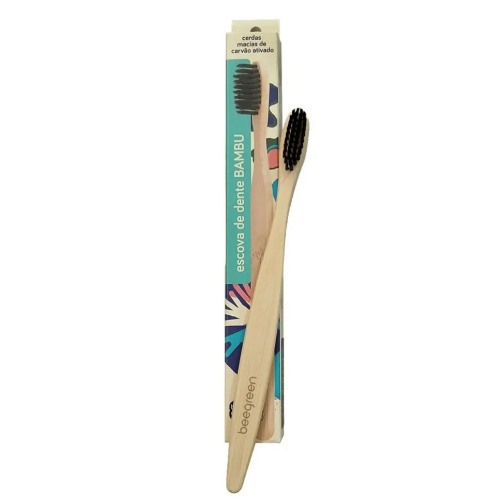 Bee Green Escova Dental Bambu com Carvão Ativado