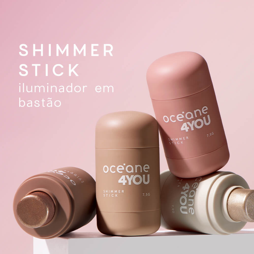 Iluminador em Bastão Bronze - Shimmer Stick Blind Bronze Oceane 4you 7,5g · foto 2