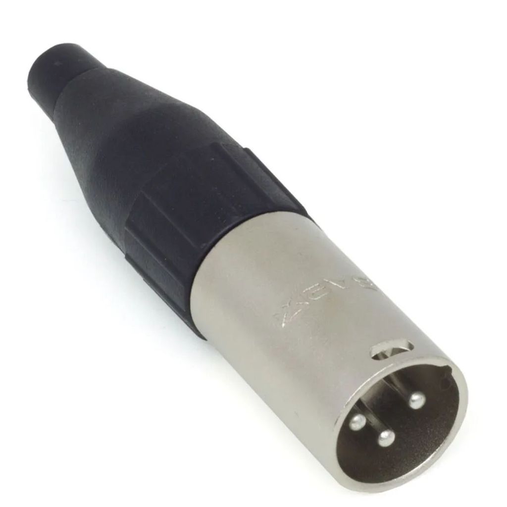 Conector XLR Macho Santo Angelo SA2X Niquelado