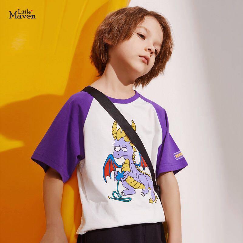 Bebê menino solto de manga curta camiseta 2022 verão novo estilo crianças em torno do pescoço meia manga camiseta Bottom