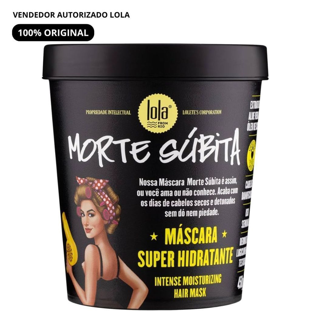 Máscara de Hidratação Morte Súbita 450g - Lola Cosmetics