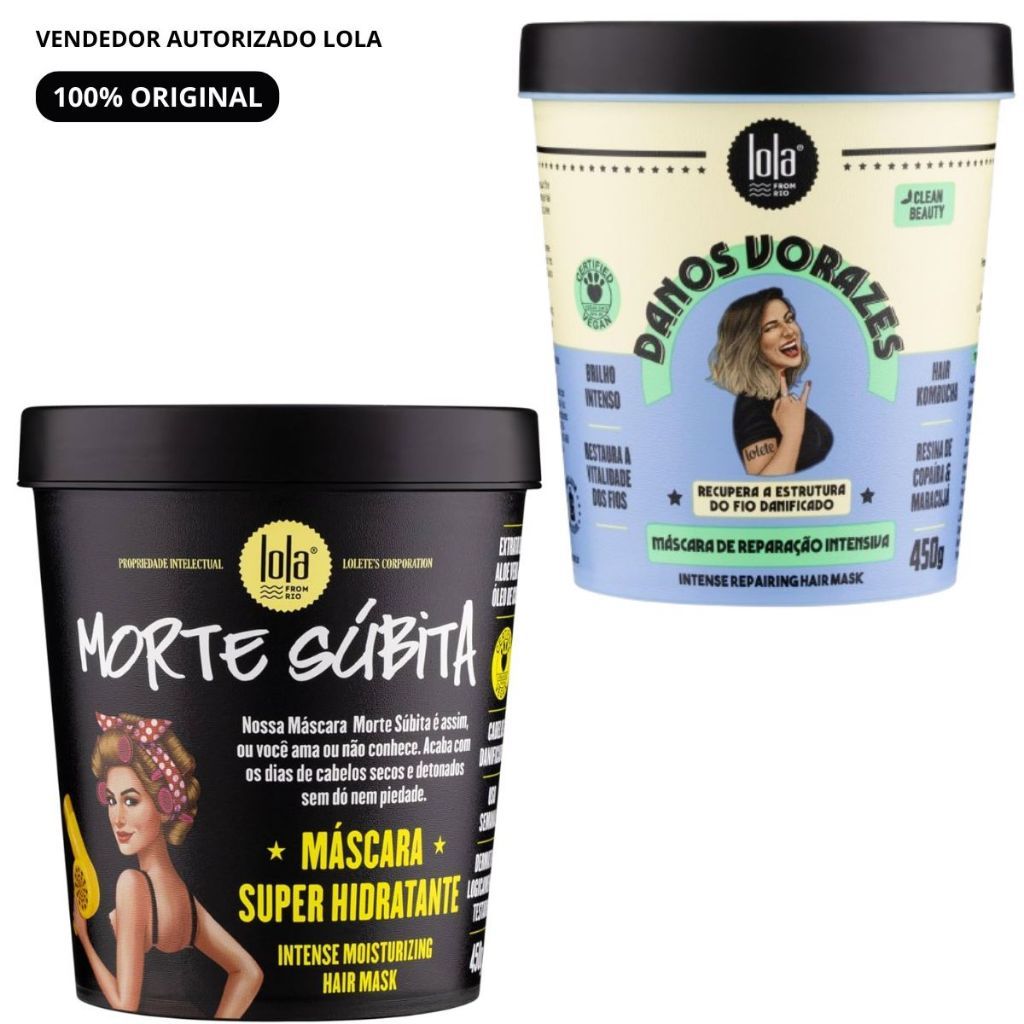 Kit Lola Cosmetics Danos Vorazes + Morte Súbita - 2 Produtos