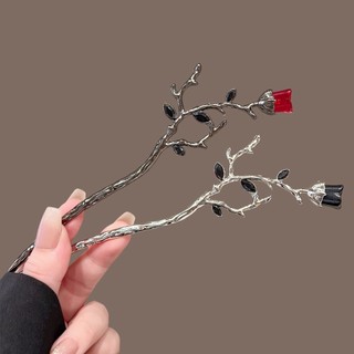 Novo estilo chinês antigo liga hairpin feminino Retro 2026 novo estilo elegante rosa hairpin bobina hairpin Hanfu cocar