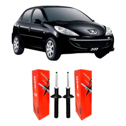 Par Amortecedor Dianteiro Peugeot 207 2004 2005 06 2007 2008