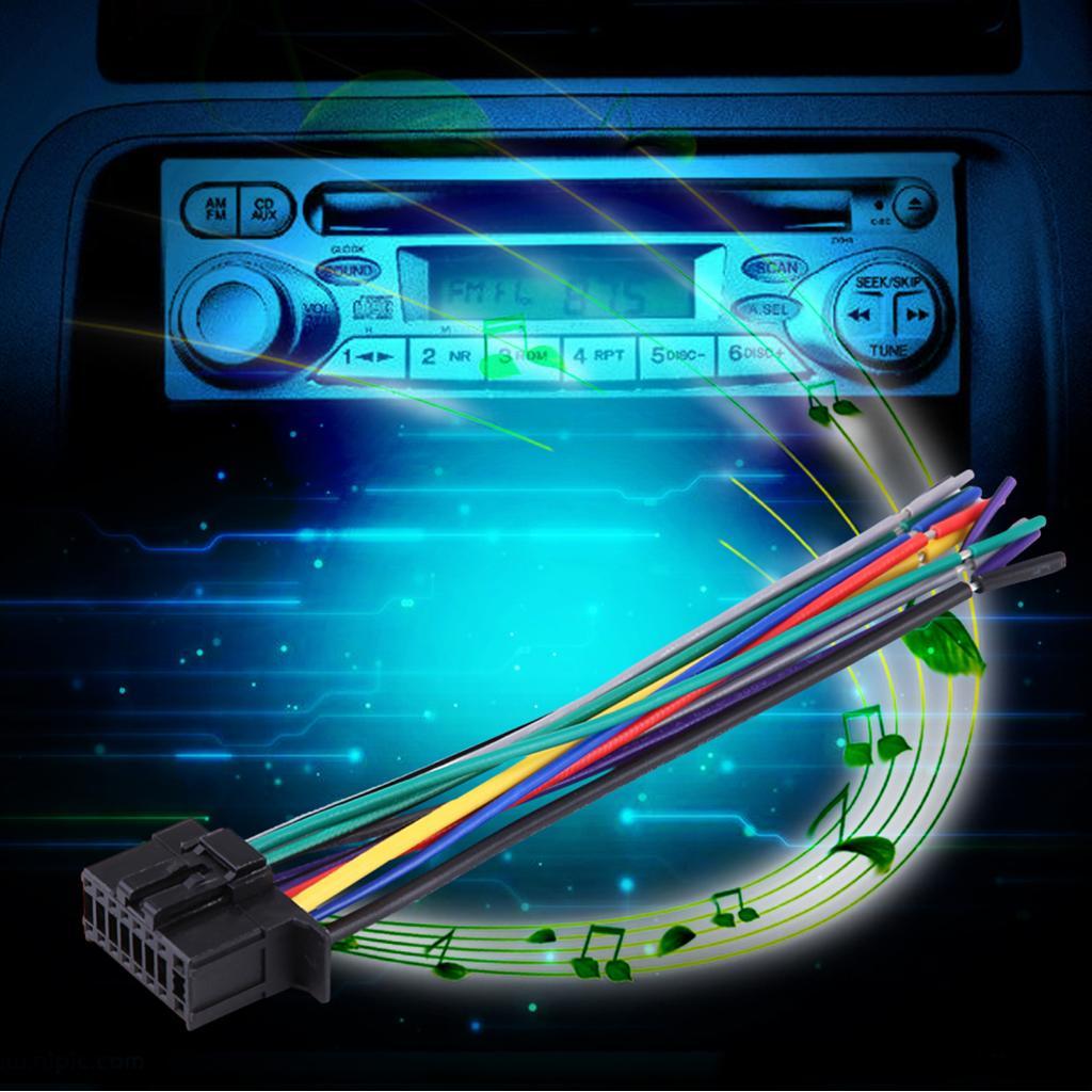 Plugue do cabo do chicote de fios estéreo do rádio do carro para Pioneer 2350