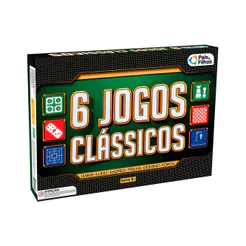 Kit com 6 Jogos Clássicos Pais e Filhos