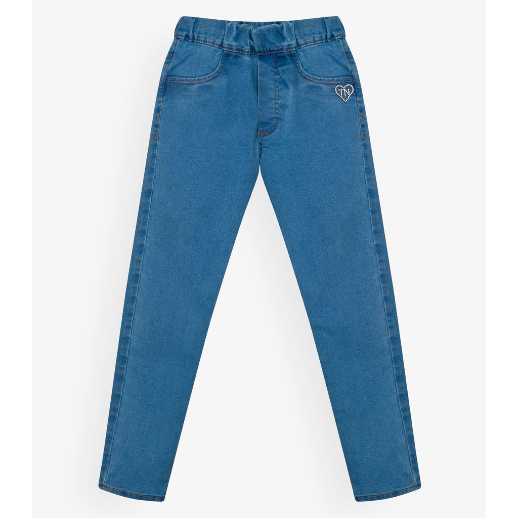 Calça Legging Feminino Jeans Trick Nick Azul
