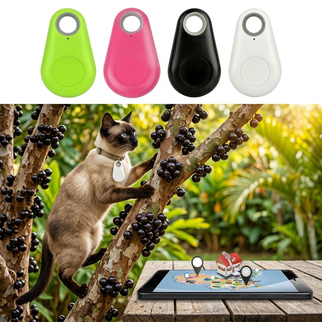 Tag Localizadora Rastreador Veicular Chaveiro Para Carro Moto Alarme Anti Perda Conexao Bluetooth