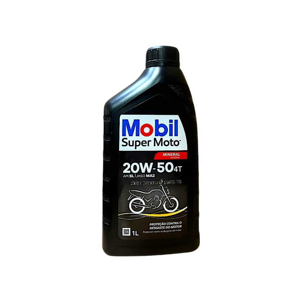 Óleo Mobil Mineral 20W50 4T Biz Pop Cg 160 Start Titan fan Elite Crosser Mt03 Lander