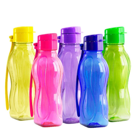 Garrafa Squeeze 600 ML de Água, Academia, Esportes + Diversas Cores