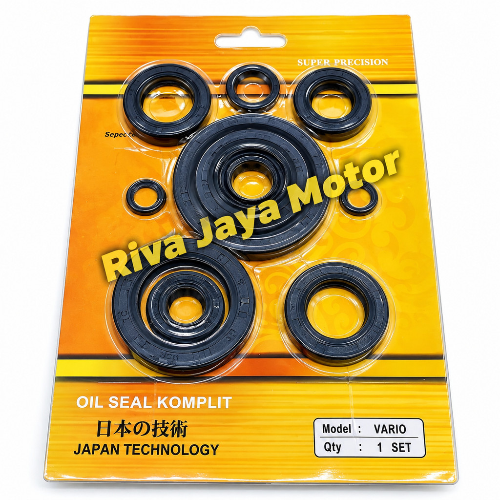 Kit MESIN Seal Sil Conjunto Completo De Motor De Carburador Vario 110 Beat Scoopy Virabrequim Cvt Nagoya Old