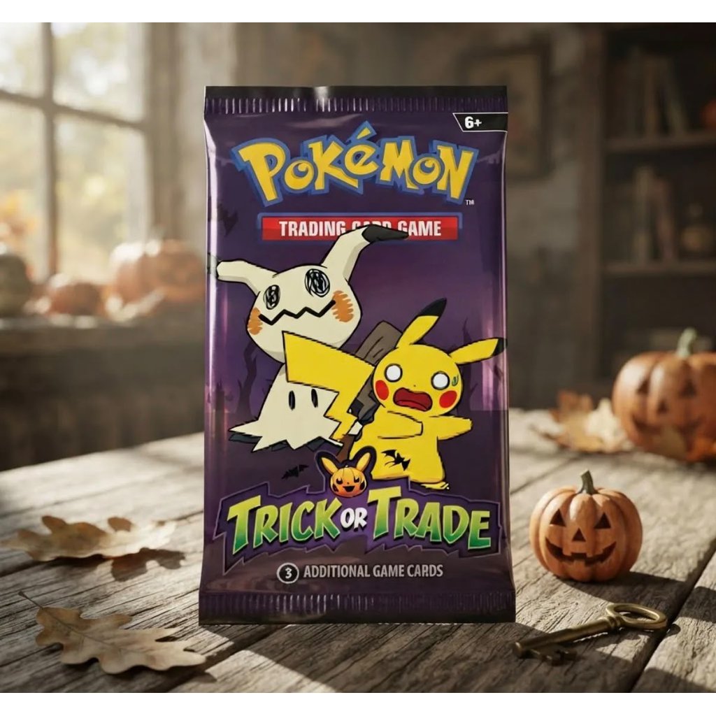 Pokémon TCG Trick or Trade 2023 Mini Booster 3 Cartas Inglês