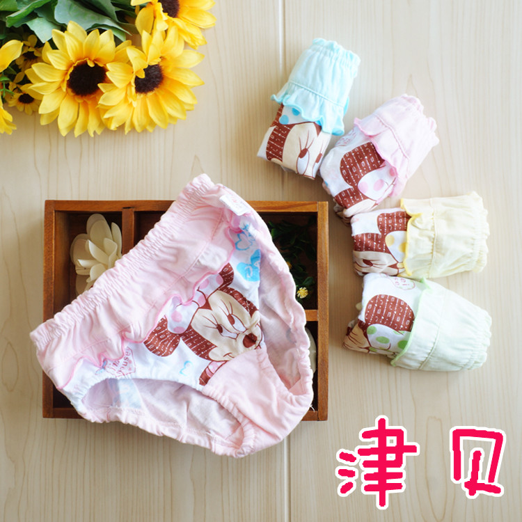 Primavera verão estilo bebê menina puro algodão roupa interior algodão Shorts do bebê calças de pão das crianças meninas