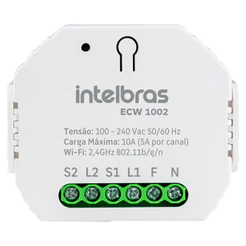 Minicontrolador Inteligente WI-FI 2 Canais ECW 1002 Intelbras