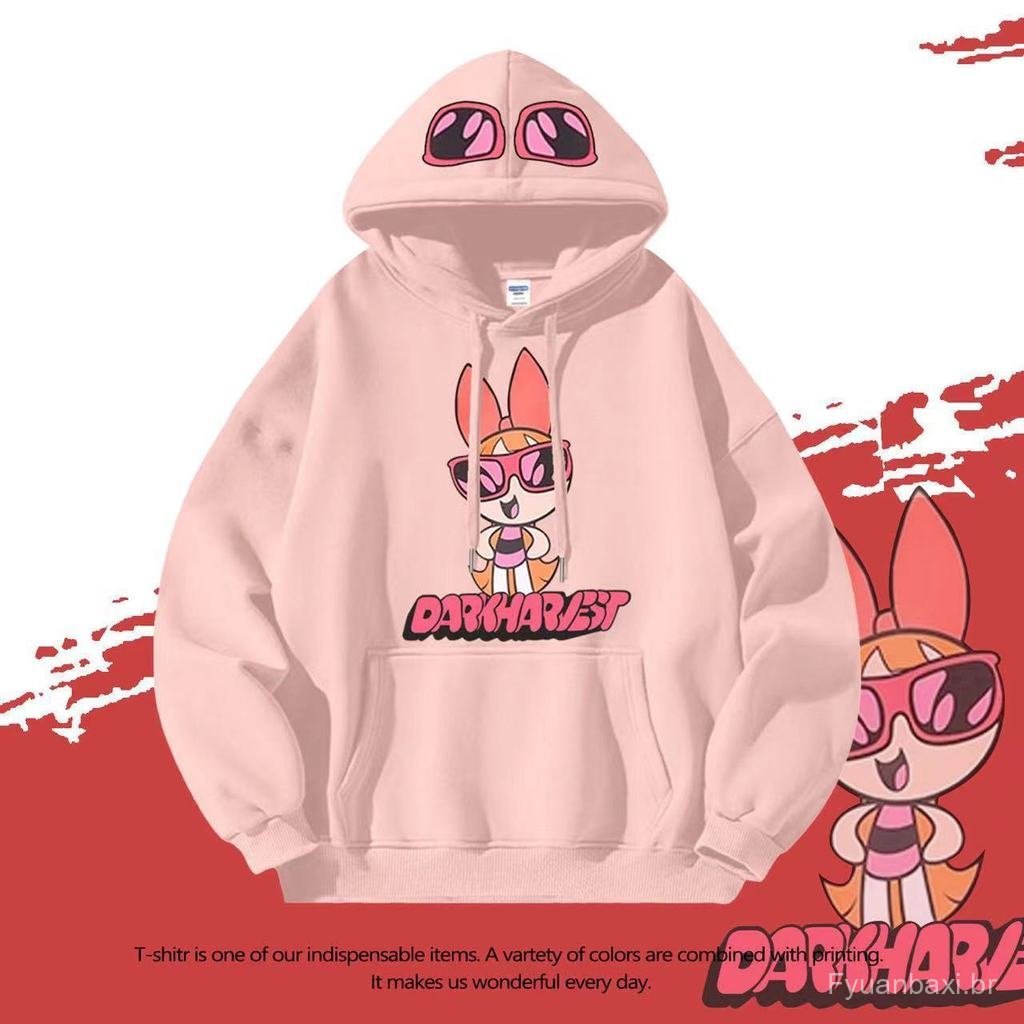 Velo-Cross-Border Comércio Exterior Outono Inverno Novo Estilo Dos Desenhos Animados Impresso Pequena Policial Moletom C