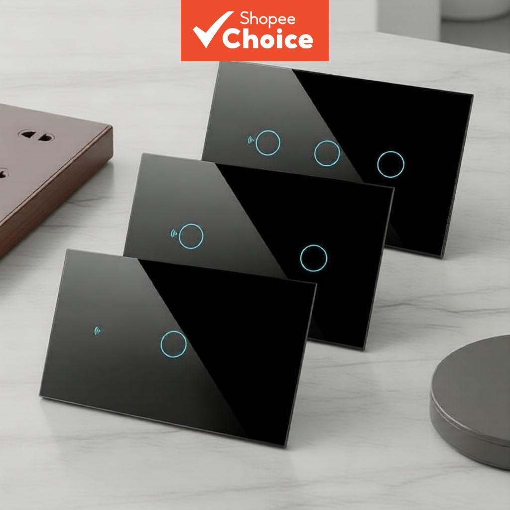 Interruptor De Parede Inteligente Para Tuya US WiFi 1/2/3/4 Gang Touch Panel Suporte Alexa Google