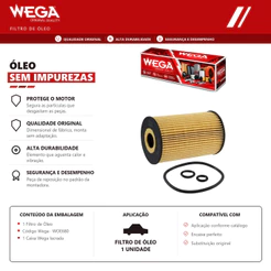 Filtro de Oleo VW Amarok 2.0 – WEGA WOE680