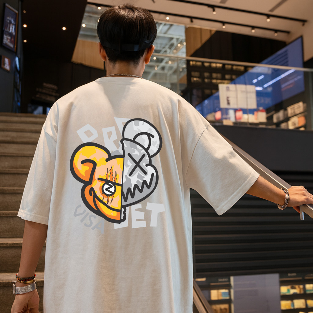 Camisa Oversized Streetwear Unissex Mouse GRIFE SHIRT em Oferta na Shopee