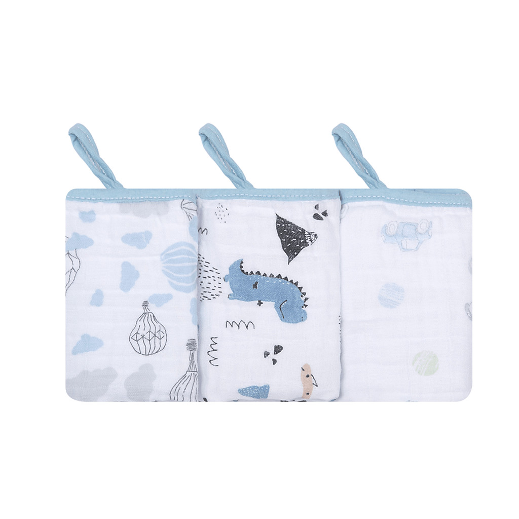 Pano De Boca Papi Soft Com Prendedor Dinossauro 3 Peças em Oferta na Shopee