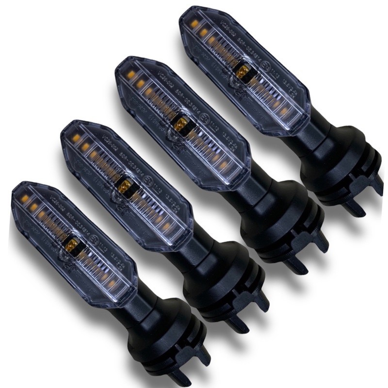 Kit C/ 2 ou 4 Seta Pisca Led Sequencial CB 250 Twister Xre Titan Fan Kit Completo em Oferta na Shopee