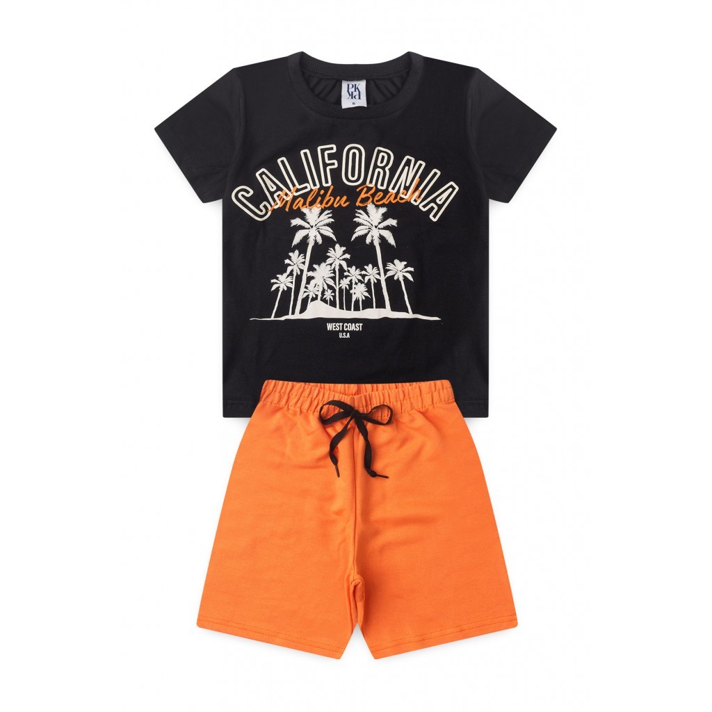 Conjunto Masculino Infantil Estilo Californiano em Oferta na Shopee