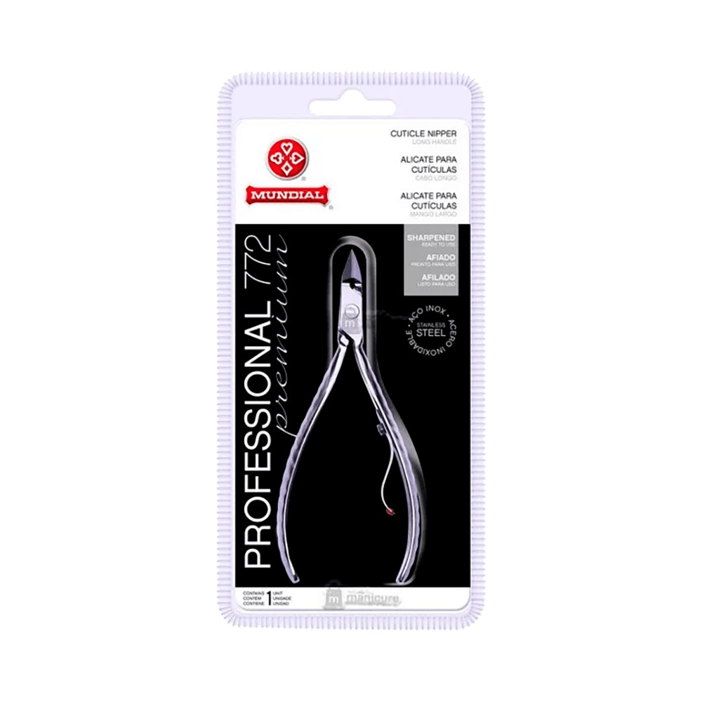 Alicate de Cutícula Mundial Inox 772 Cabo Longo em Oferta na Shopee