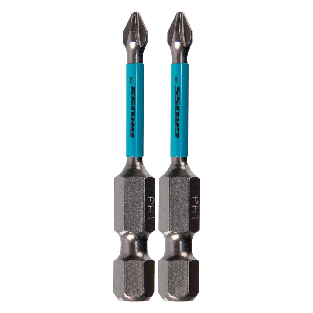 BITS TORCAO PH1, PARA FERRAMENTAS DE IMPACTO, ACO CROMO MOLIBDENIO, 50MM, 2PCS // GROSS em Oferta na Shopee