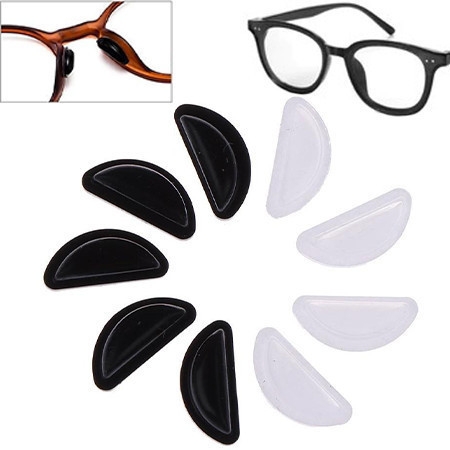 10 20 Pares De Almofadas De Nariz Adesivas Coladas Em Silicone Antiderrapante Para Óculos De Sol Finos em Oferta na Shopee