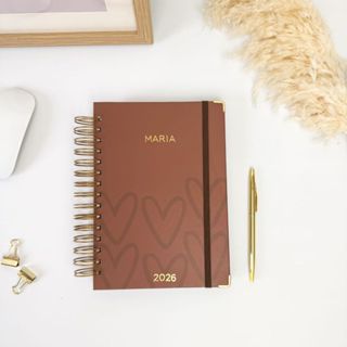 Planner Personalizado Datado - 2026 | Coração em Oferta na Shopee