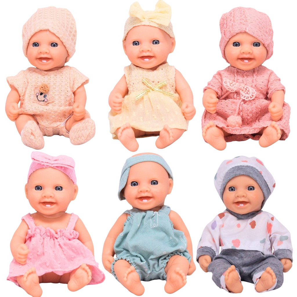 Mini Boneca Bebe Articulado Baby Expressões Sortidos - Castela em Oferta na Shopee