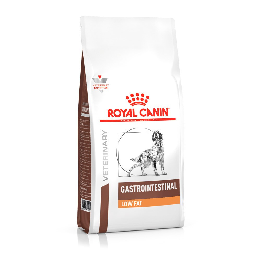 Ração Seca Veterinary Diet Gastrointestinal Low Fat para Cães Adultos 1,5Kg Royal Canin