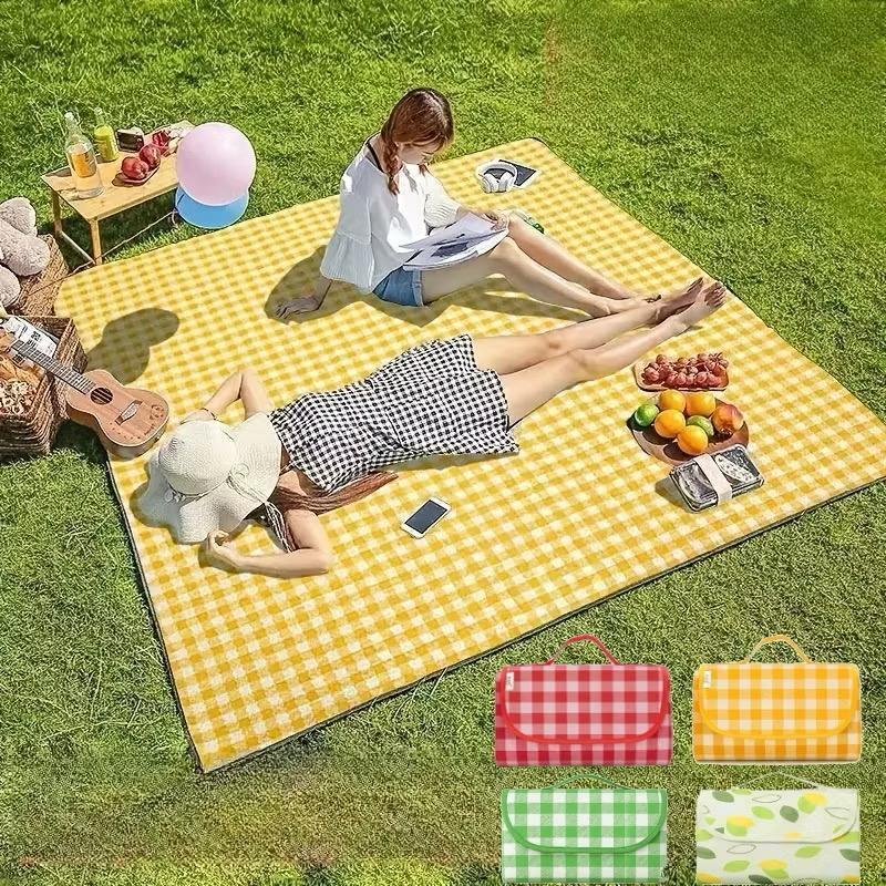 Tapete Piquenique Portátil Dobrável 2X2m/2X3m Impermeavel À Prova De Umidade Prático Fácil Transporte Para Praia Camping em Oferta na Shopee