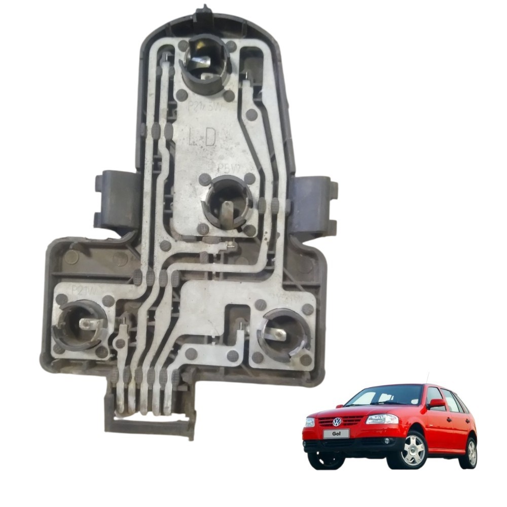 Circuito lanterna soquete direito vw gol 2001 2002 2003 2004